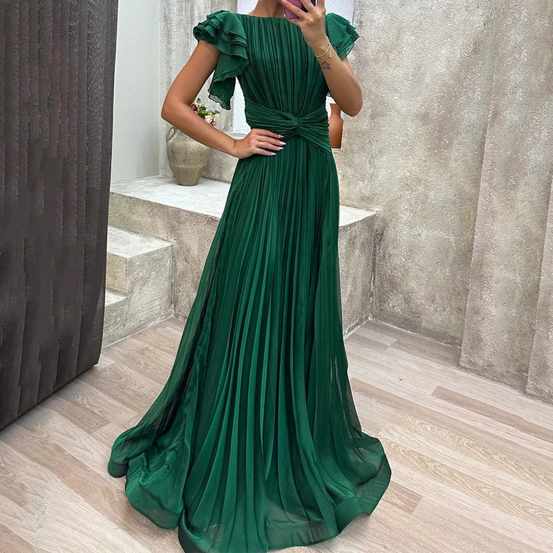 Abigail™ | Elegantes Plissiertes Abendkleid - Image 3