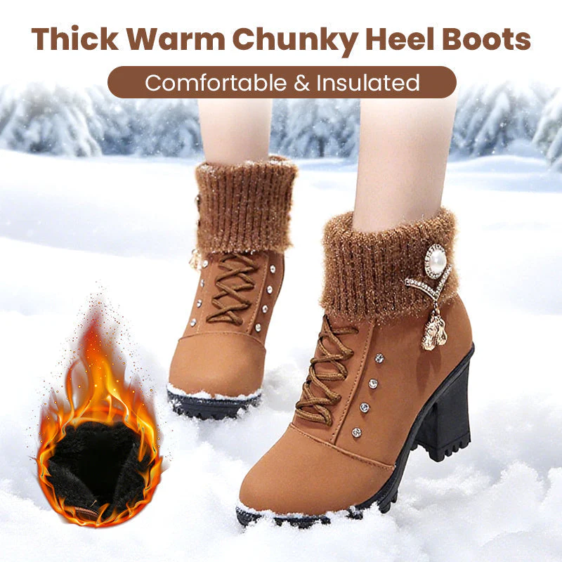 Alana™ - Chunky-Heel-Stiefel