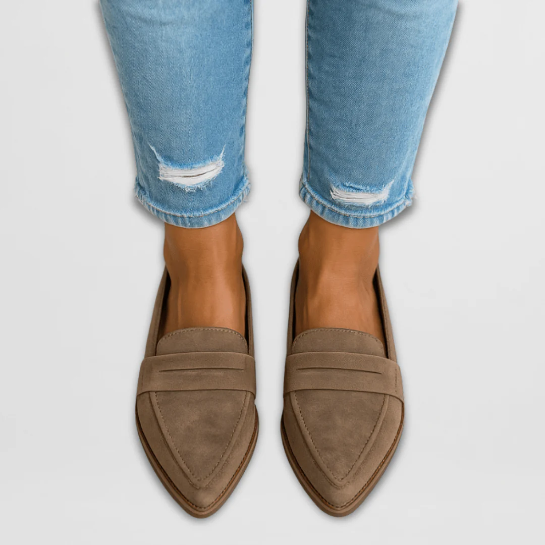 Alessia | Weiche Wildleder Slipper