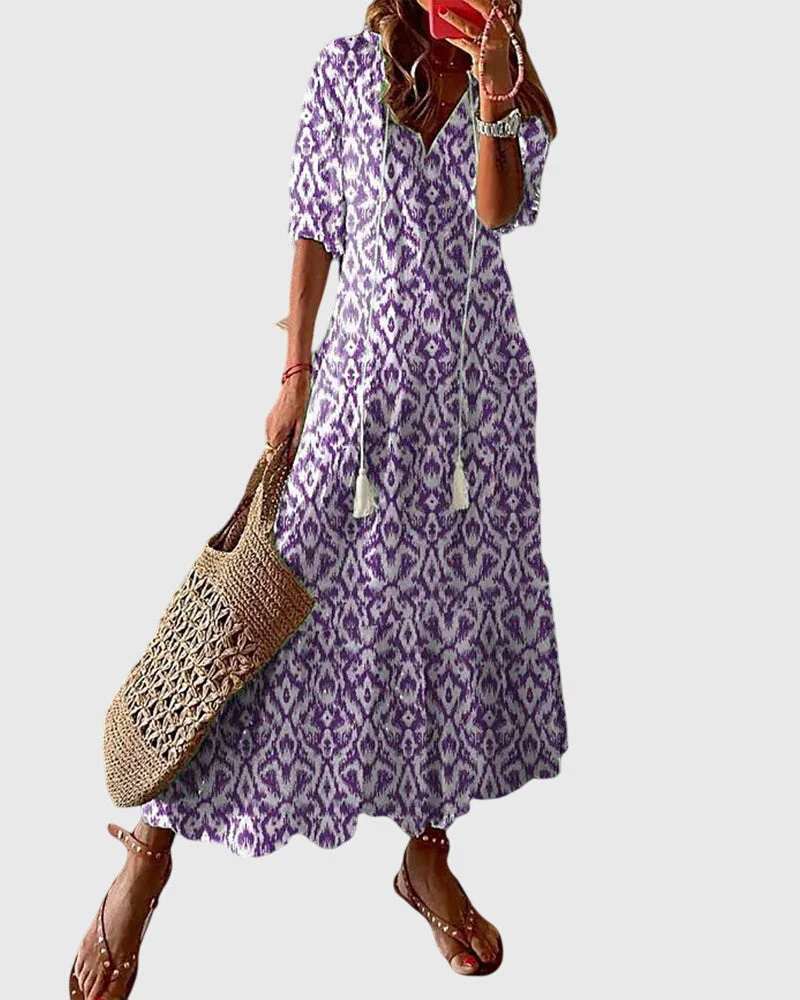 Amalia™ | Retro Bohemian Sommerkleid - Image 3