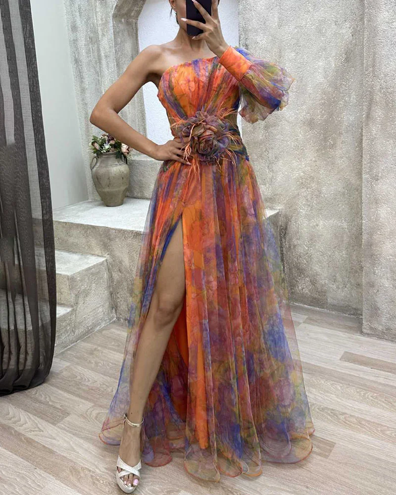 Amelia | Elegantes Split-Kleid - Image 6