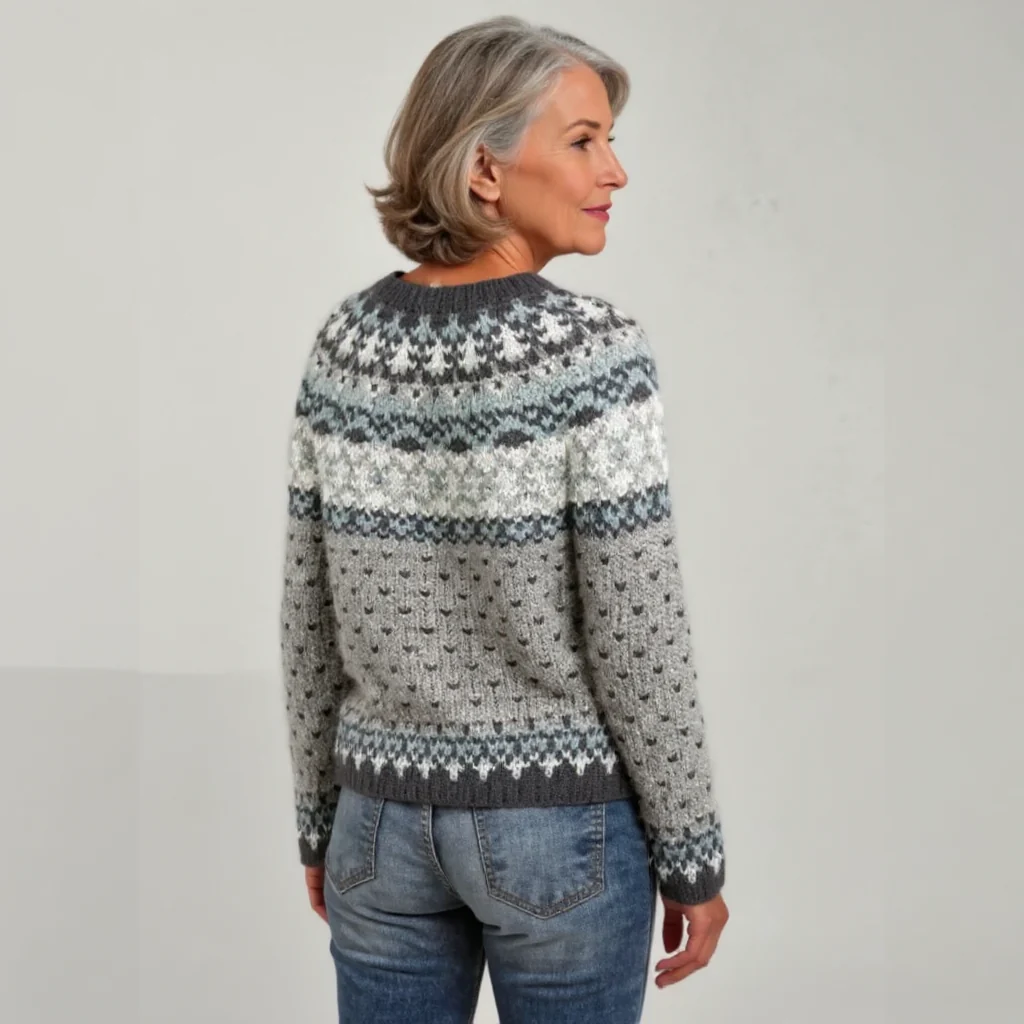 Amelia | Vintage Handgefertigter Isländischer Pullover - Image 2