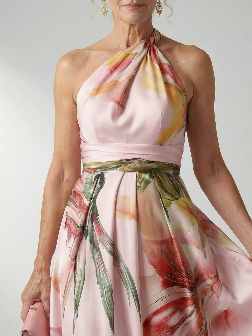 Amiel | Leichtes Blumenkleid Maxi - Image 10