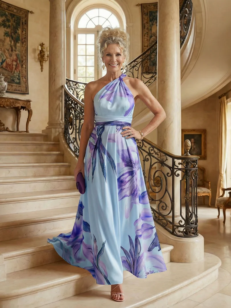 Amiel | Leichtes Blumenkleid Maxi - Image 12
