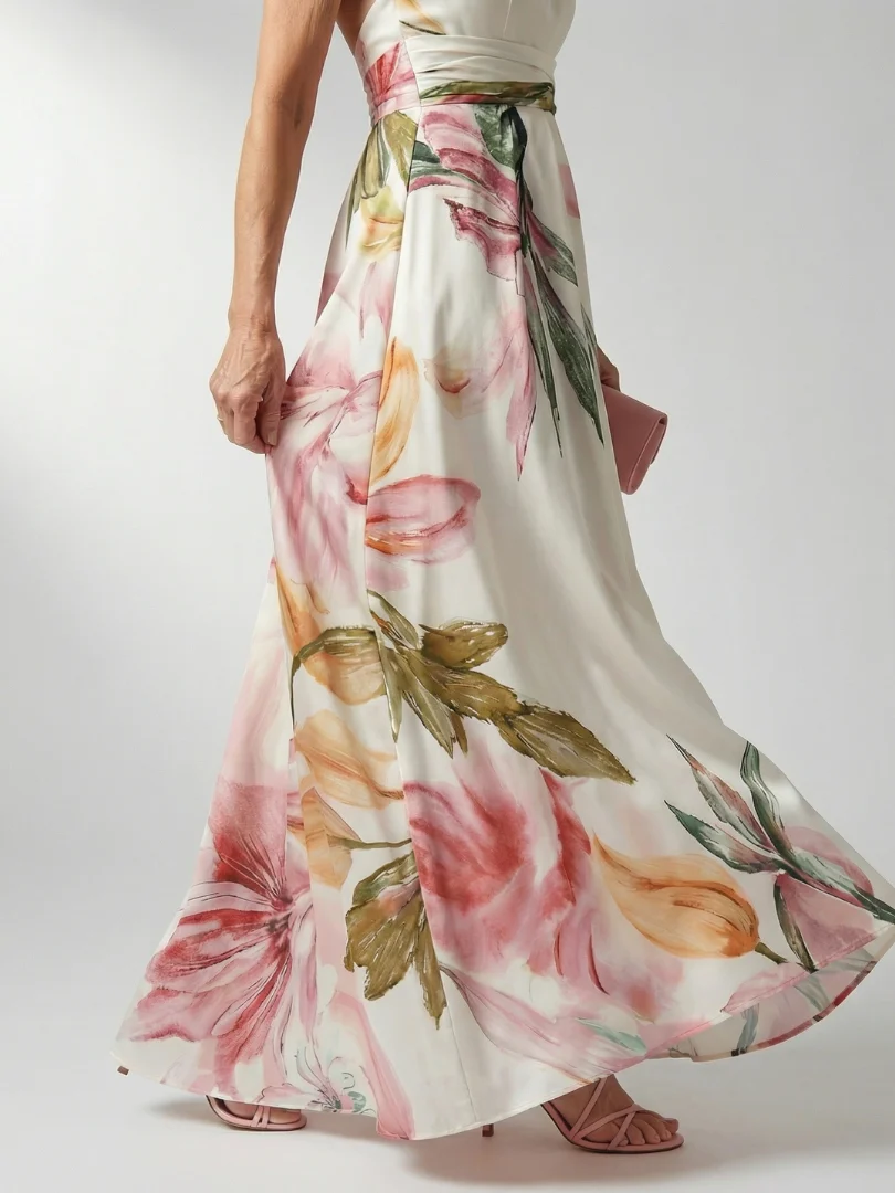 Amiel | Leichtes Blumenkleid Maxi - Image 3