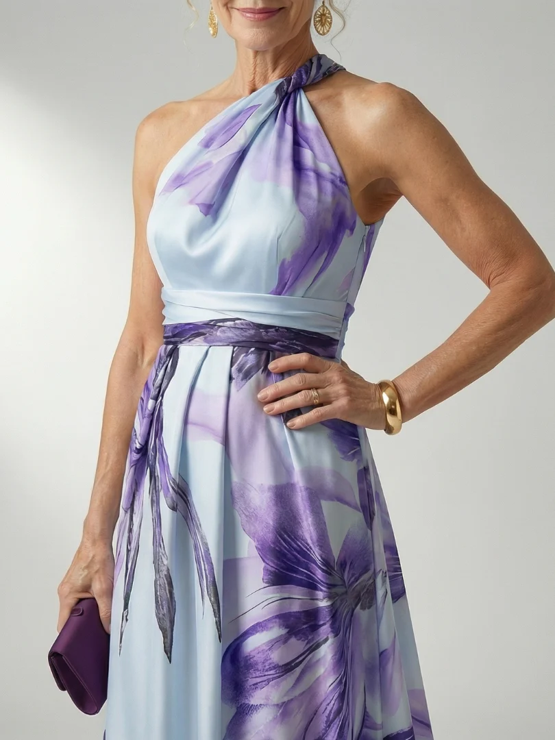 Amiel | Leichtes Blumenkleid Maxi - Image 7