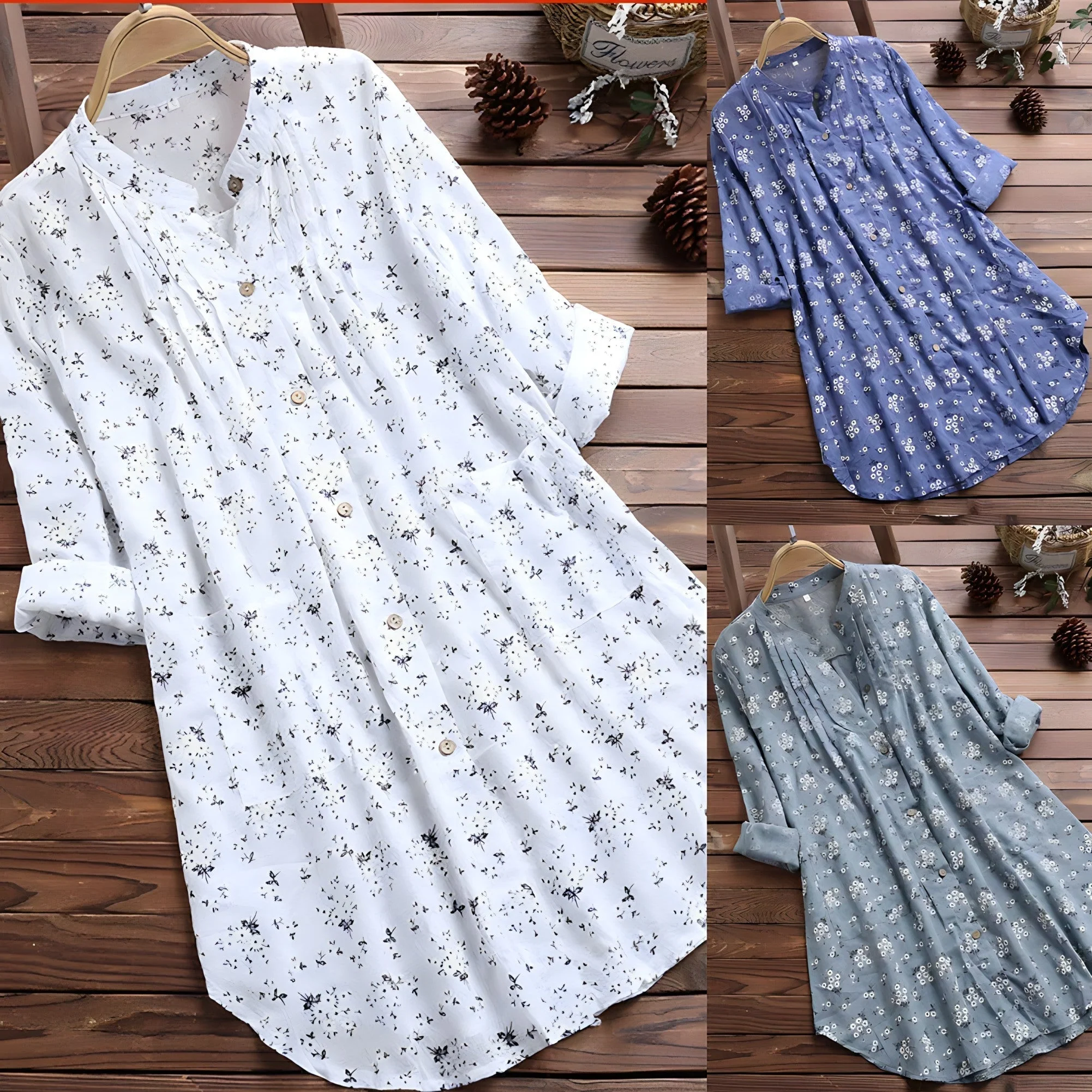 Anne™ - Zeitloses Blumenshirt