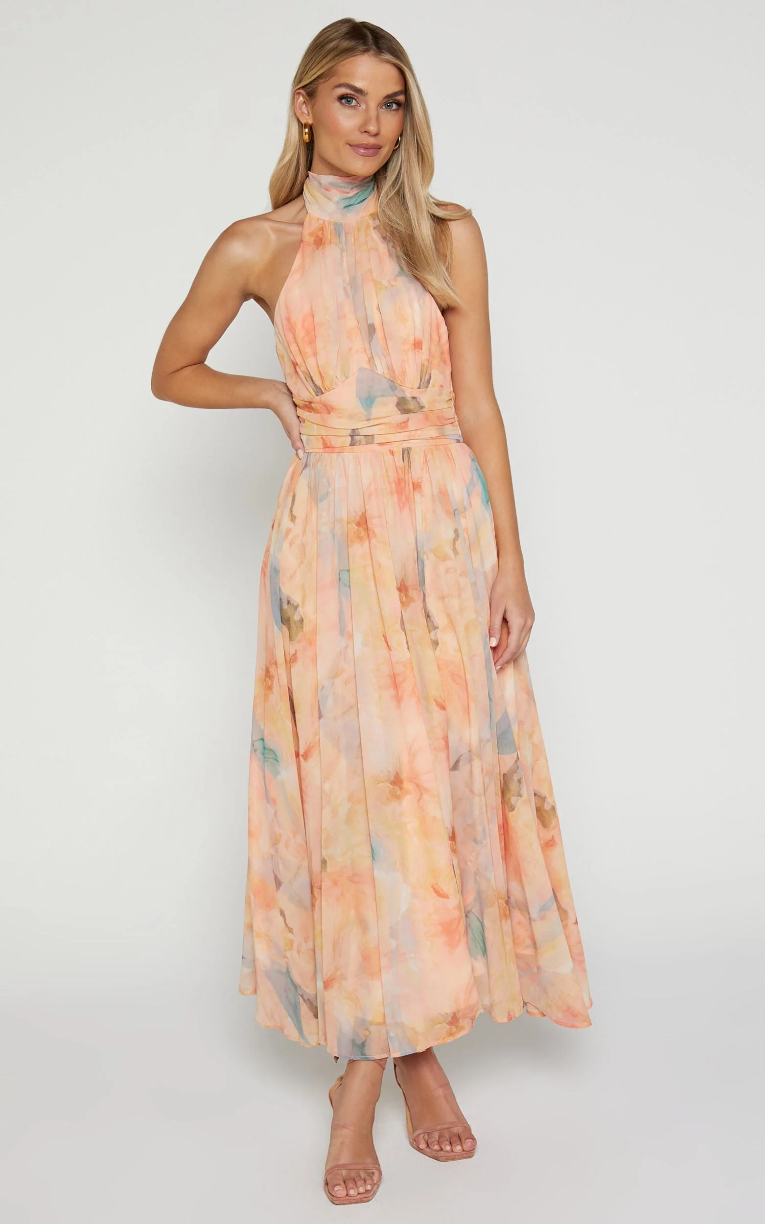 Antonella | Elegantes Halterneck-Maxikleid - Image 2