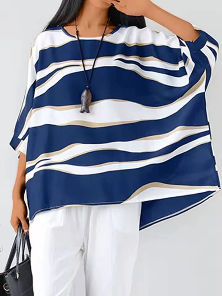 Aria™ - Stilvolle O-Ausschnitt Bluse - Image 3