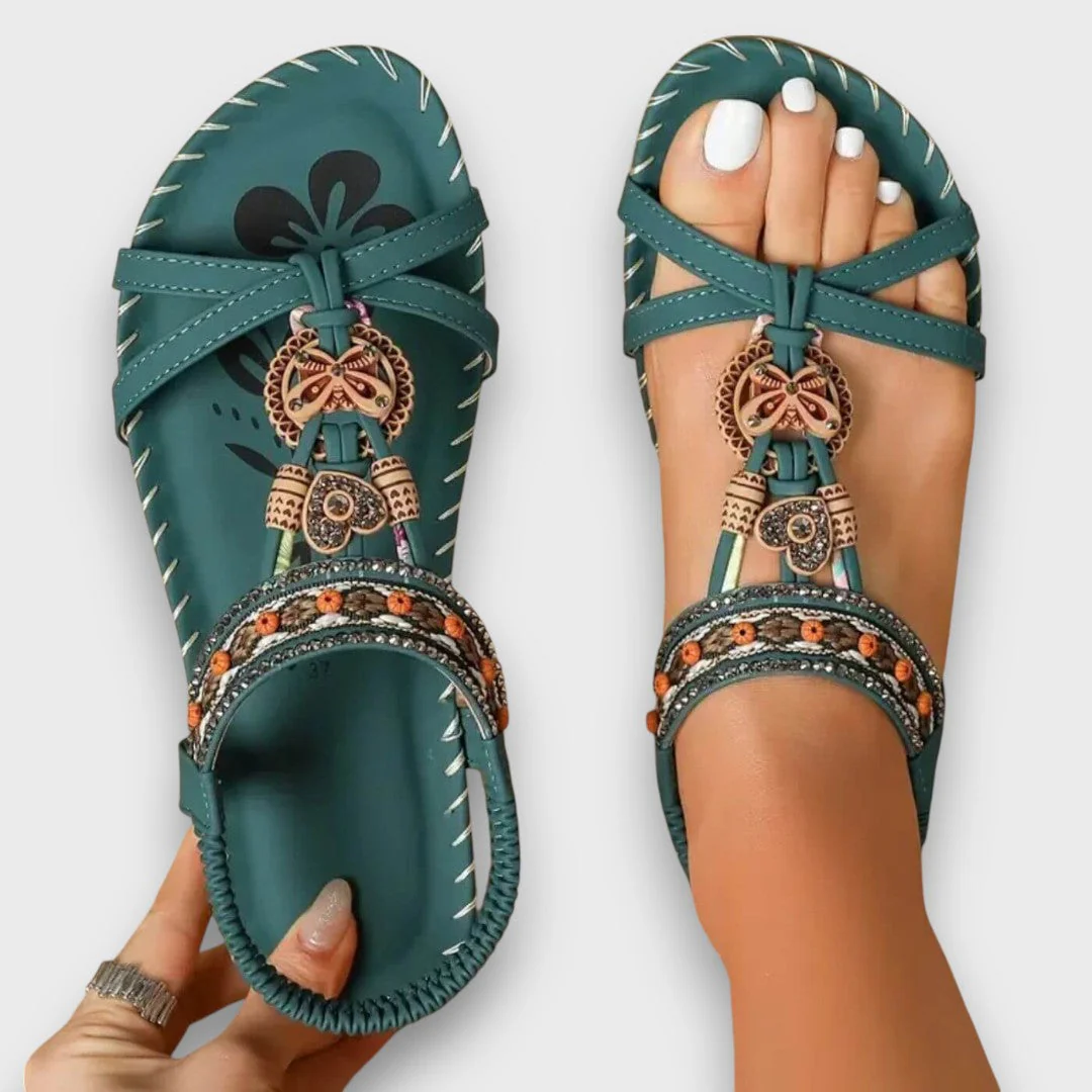 Arlena | Bohemian Sandalen mit orthopädischer Unterstützung
