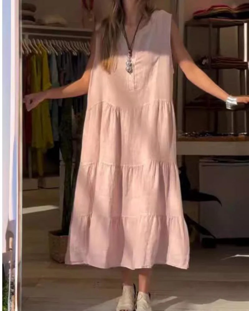 Aromea™ - Ärmelloses Leinenkleid - Image 2