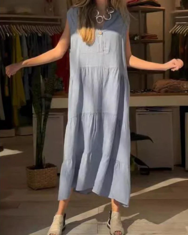 Aromea™ - Ärmelloses Leinenkleid - Image 4