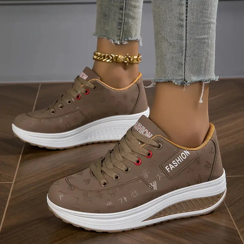 Atmungsaktive Plattform-Sneaker für Damenmode - Image 10