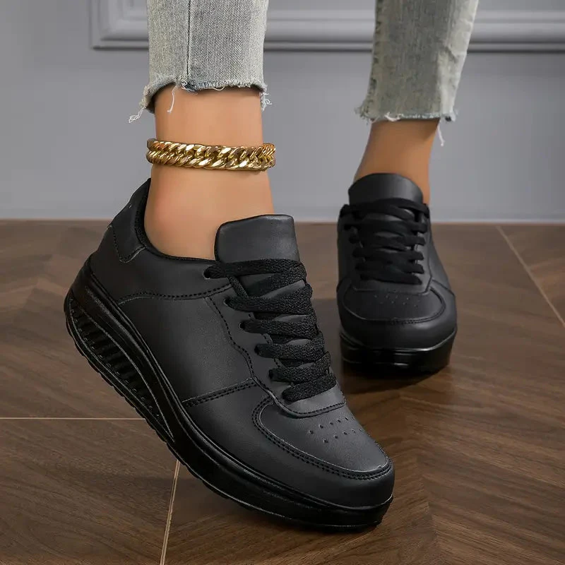 Atmungsaktive Plattform-Sneaker für Damenmode - Image 3