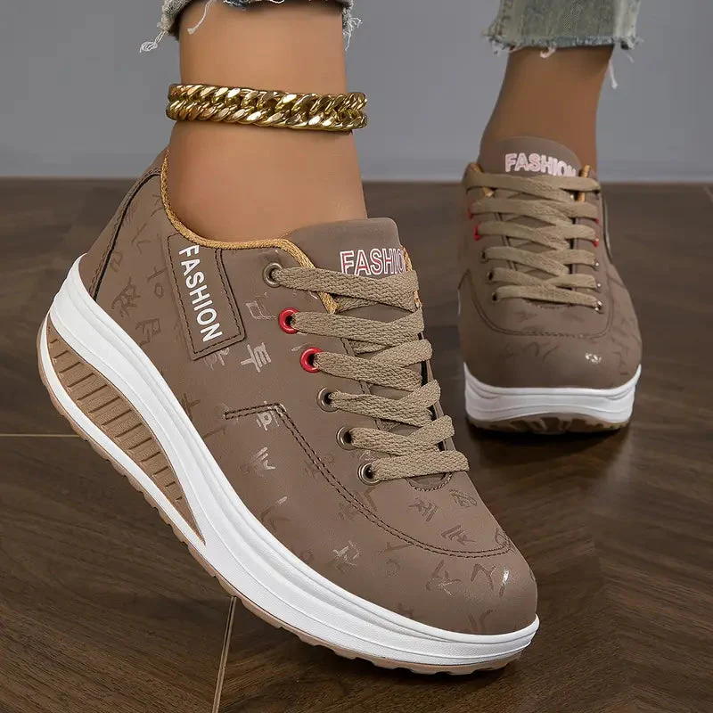 Atmungsaktive Plattform-Sneaker für Damenmode - Image 5