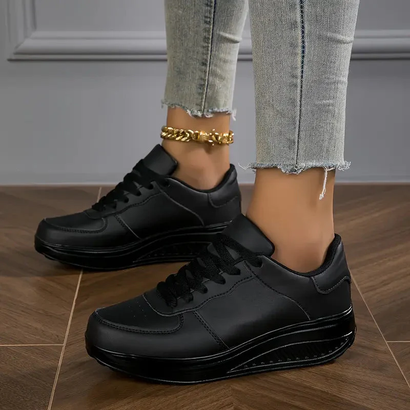 Atmungsaktive Plattform-Sneaker für Damenmode - Image 7