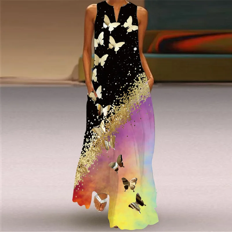 Aurelia™ A-Linienkleid mit floralem Schmetterlingsdesign - Image 13