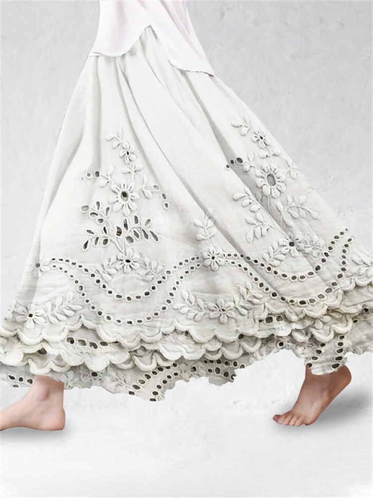 Aurette™ - Boho Gedruckter Rock - Image 3