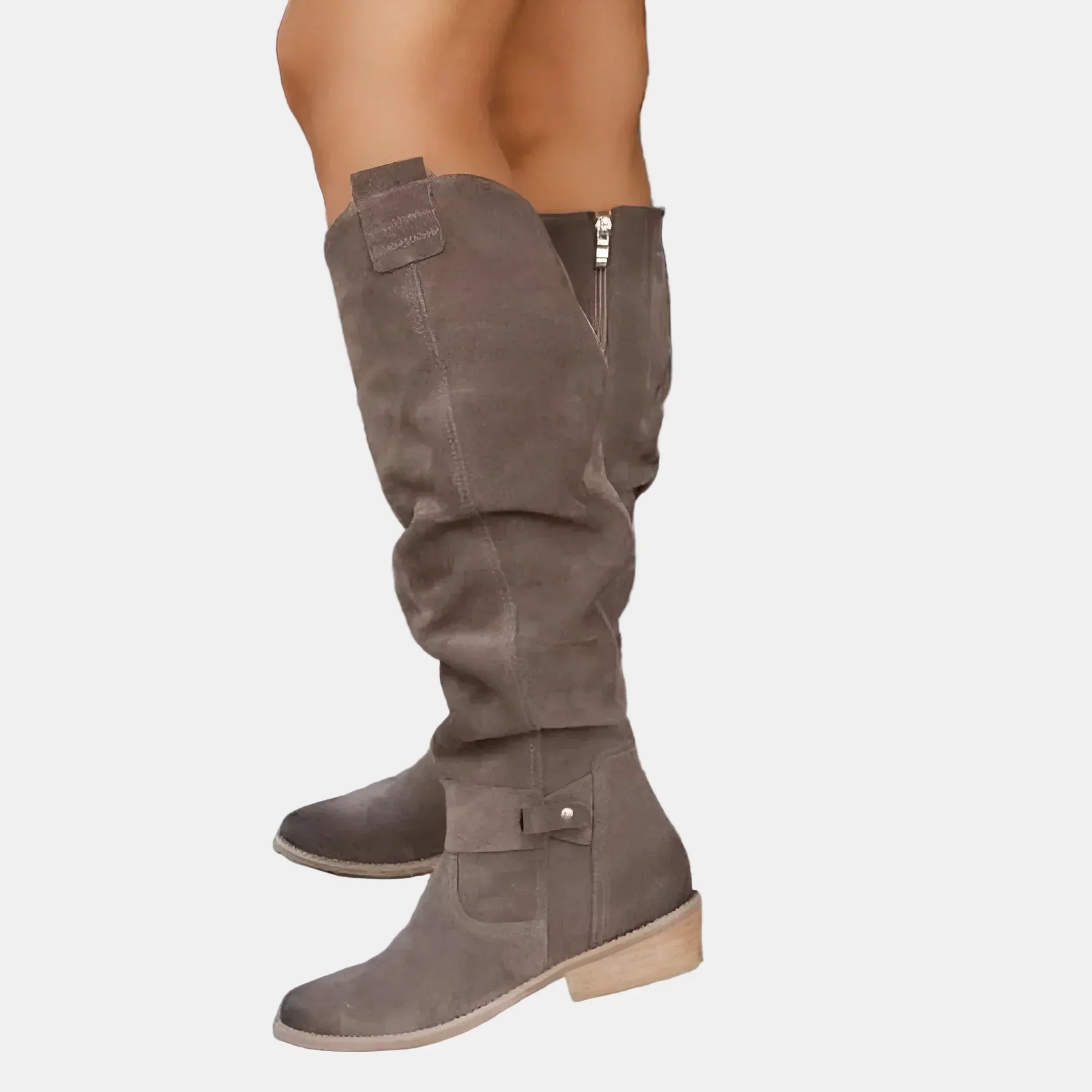 Avery | Wildleder-Stiefeletten mit niedrigem Absatz - Image 3