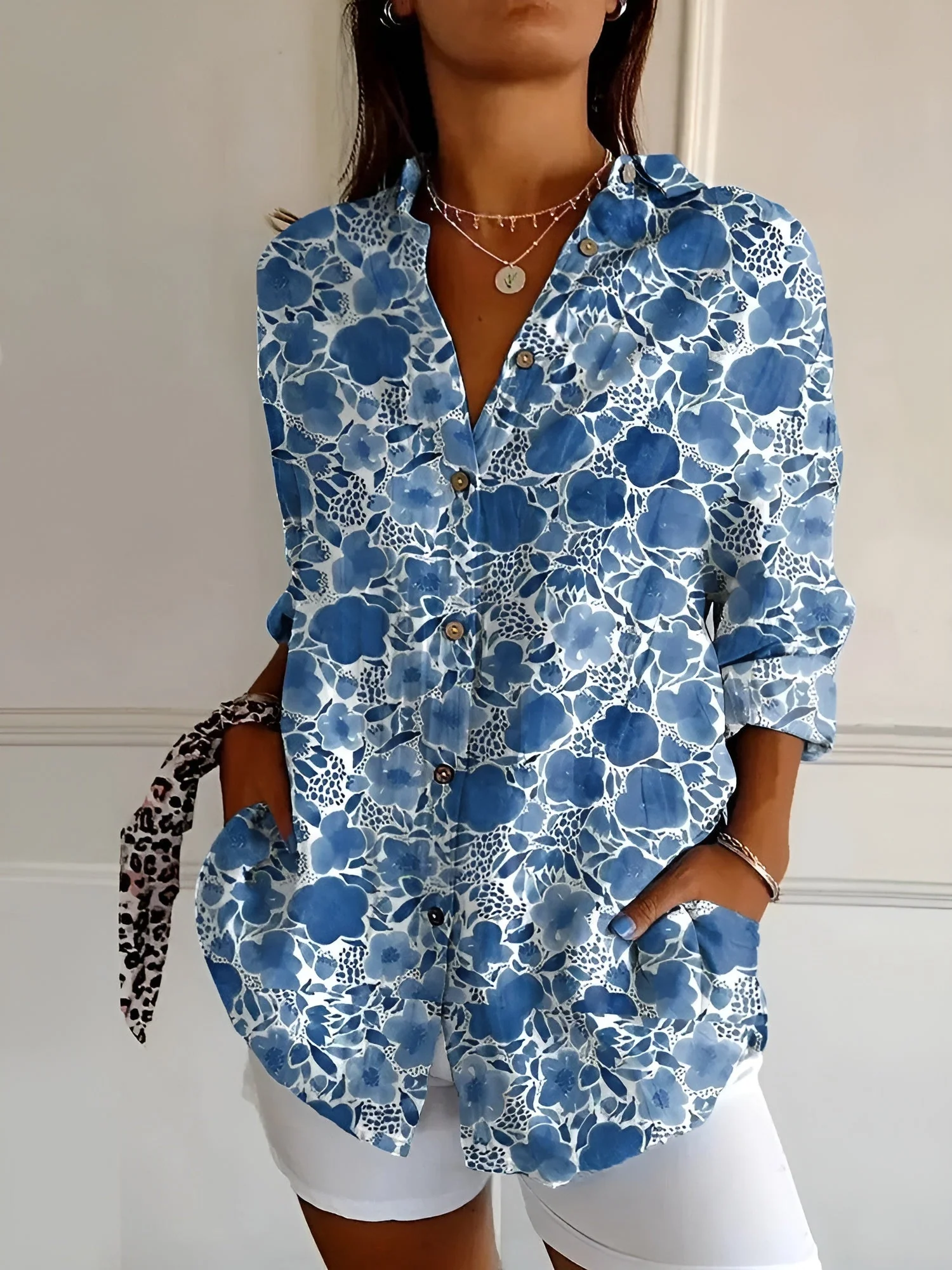 Avril™ | Schicke Bluse mit verspielten Drucken