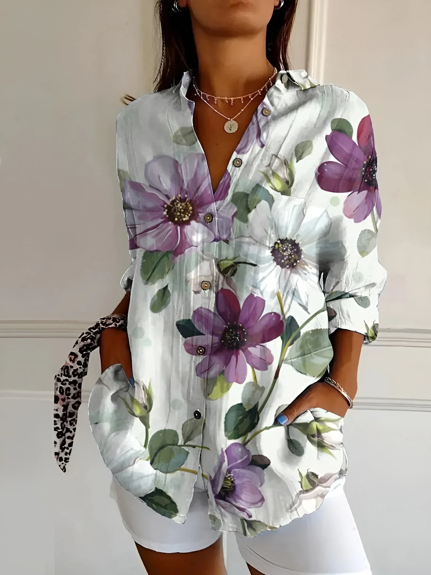 Avril™ | Schicke Bluse mit verspielten Drucken - Image 8