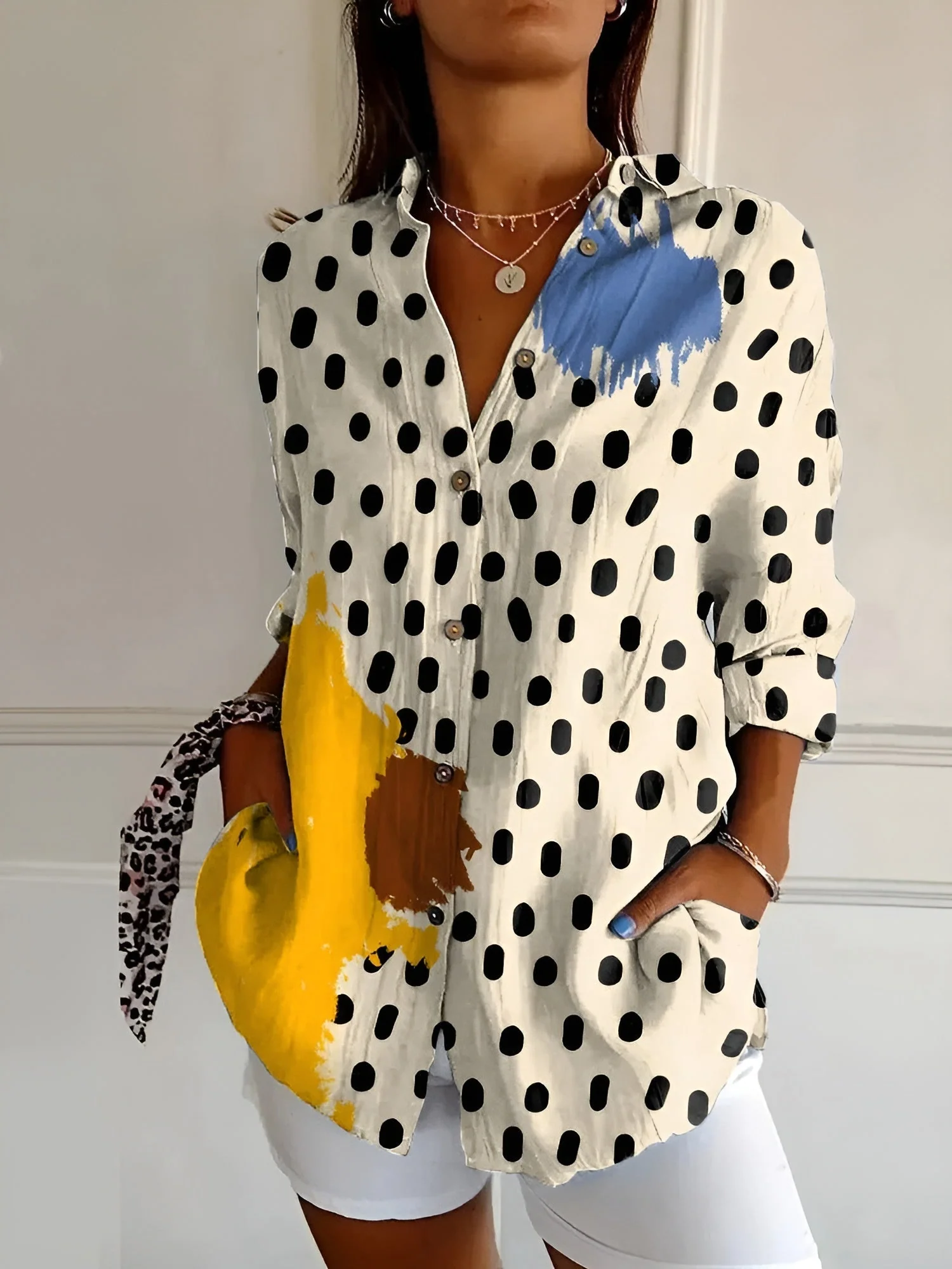 Avril™ | Schicke Bluse mit verspielten Drucken - Image 9