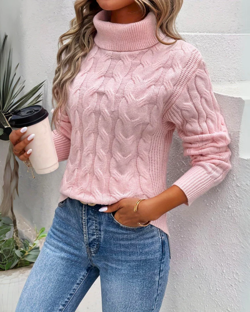 Bella - Warmer Strickrollkragenpullover - Image 3