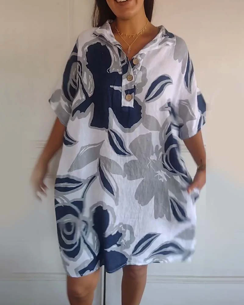 Bianca - Blumenhemdkleid - Image 5