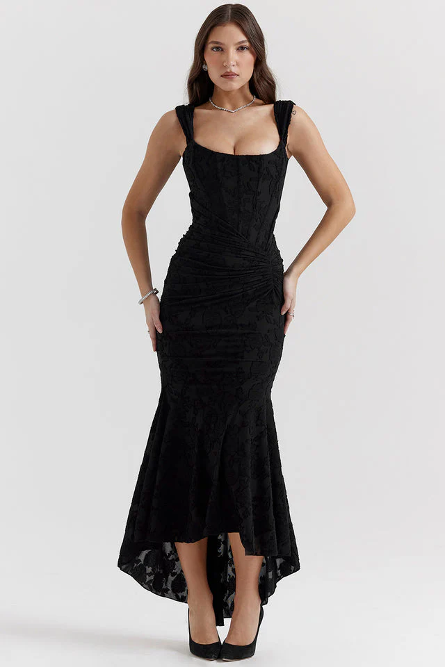 Boheme - Ärmelloses Raffung Bodycon Abendkleid - Image 9