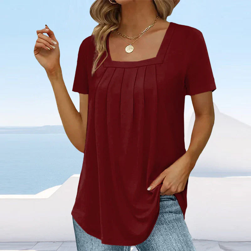 Brenda™ | Elegante Plissee-Bluse - Image 6