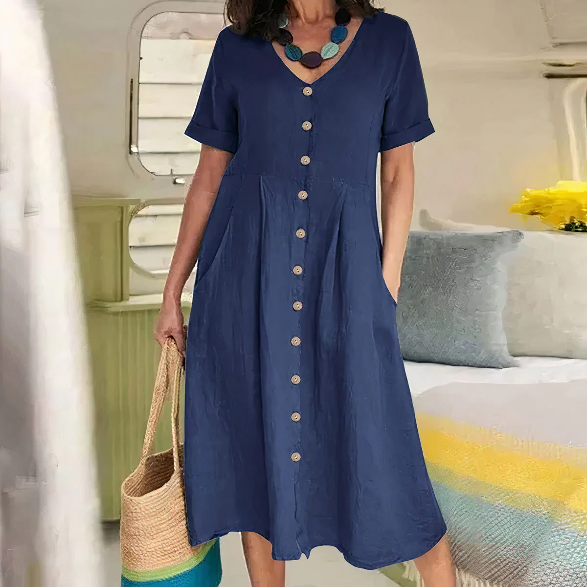 Briar - Müheloses Knopfkleid - Image 12
