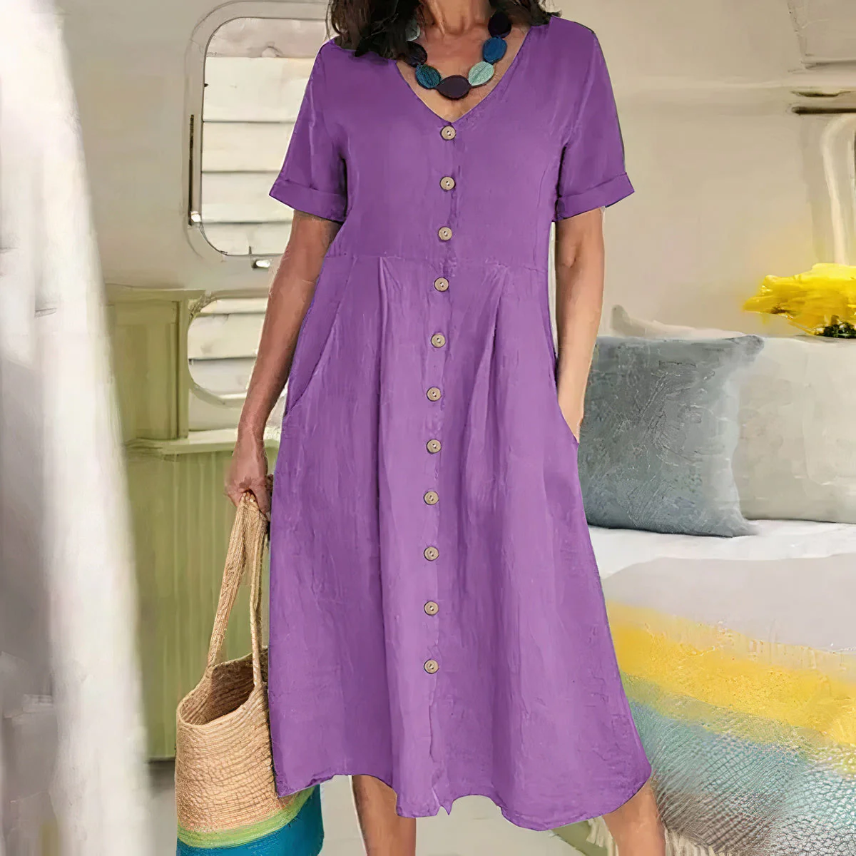 Briar - Müheloses Knopfkleid - Image 13