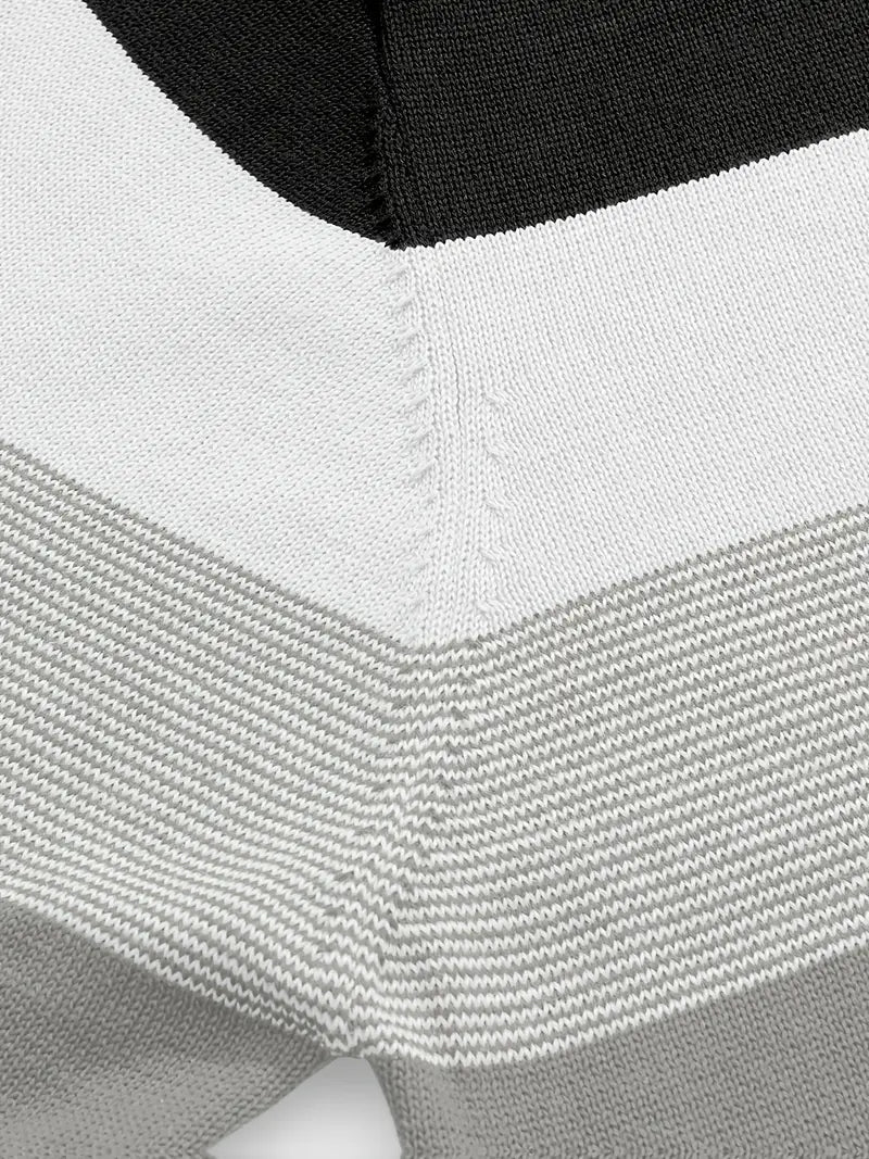 Brit & Boho™️ | Der Luxe Colorblock Quarter Zip - Image 4
