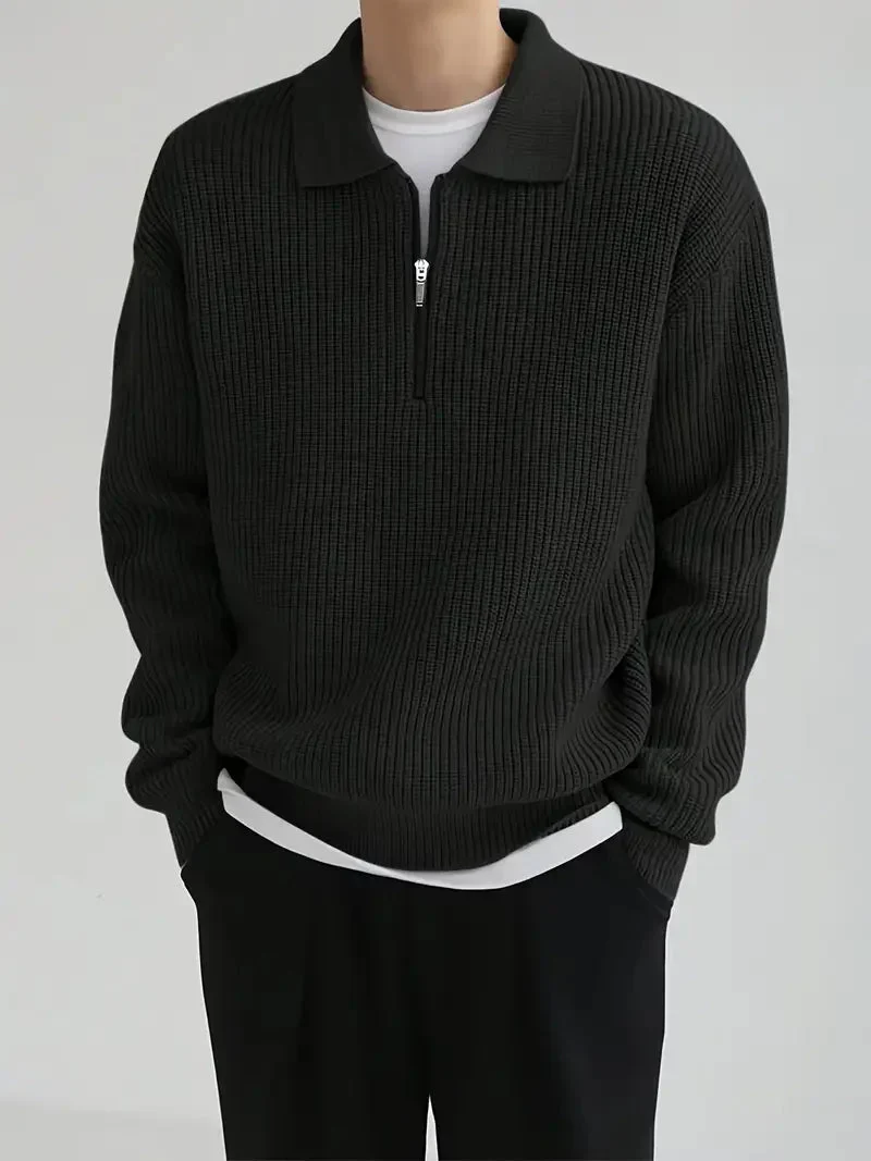 Brit & Boho™️ | Der moderne schlanke Quarter Zip - Image 2