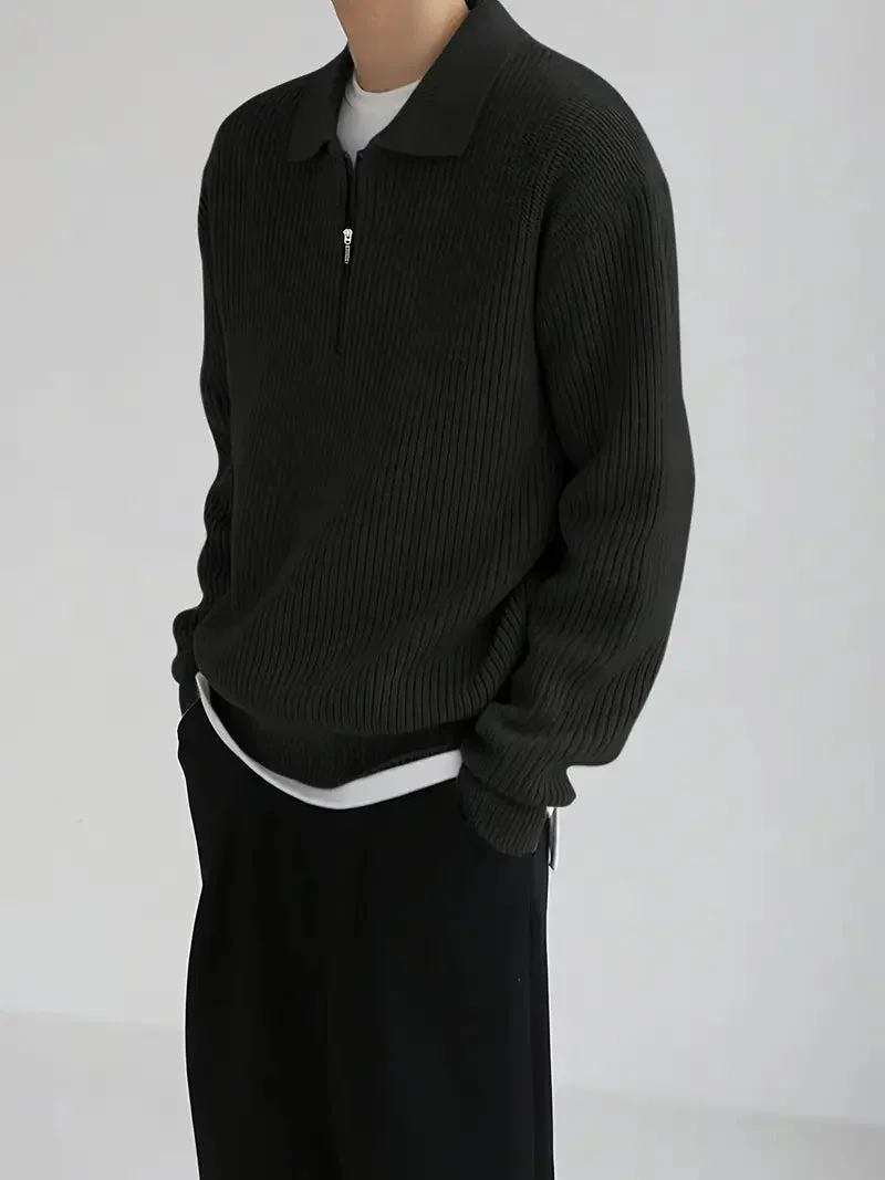 Brit & Boho™️ | Der moderne schlanke Quarter Zip - Image 3