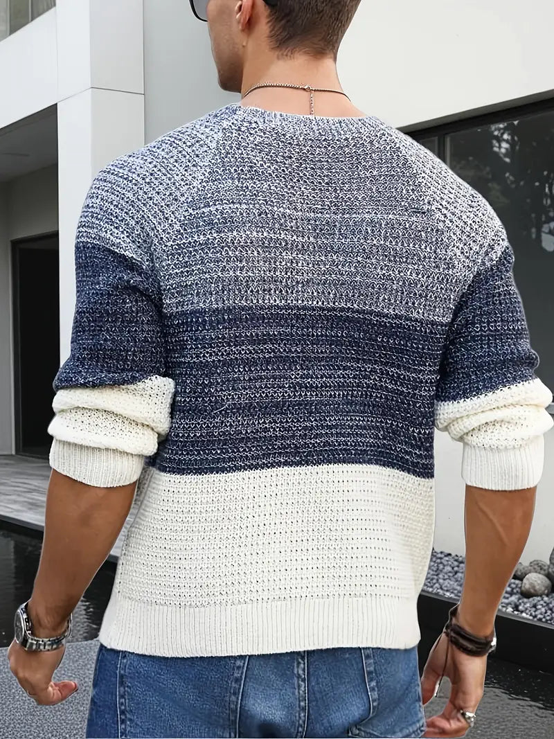 Brit & Boho™️ | Der Orion Geometrische Strickpullover - Image 2
