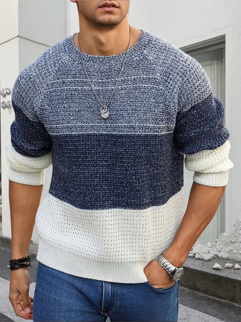 Brit & Boho™️ | Der Orion Geometrische Strickpullover - Image 4