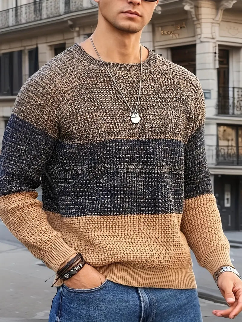 Brit & Boho™️ | Der Orion Geometrische Strickpullover - Image 5