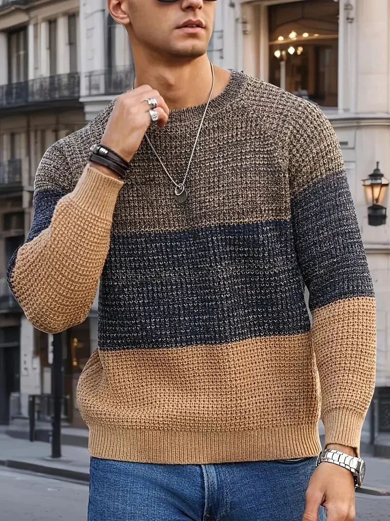Brit & Boho™️ | Der Orion Geometrische Strickpullover - Image 8