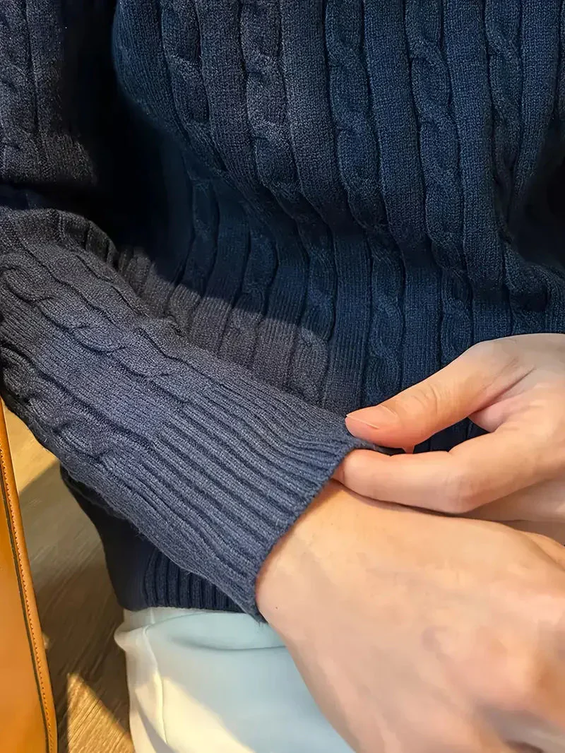Brit & Boho™️ | Kabelstrickpullover - Image 5