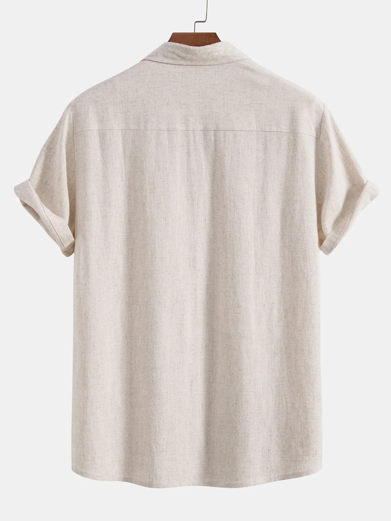 Button-Up Hemd und gerade geschnittene Hose aus Leinen-Rayon-Mischung - Image 11