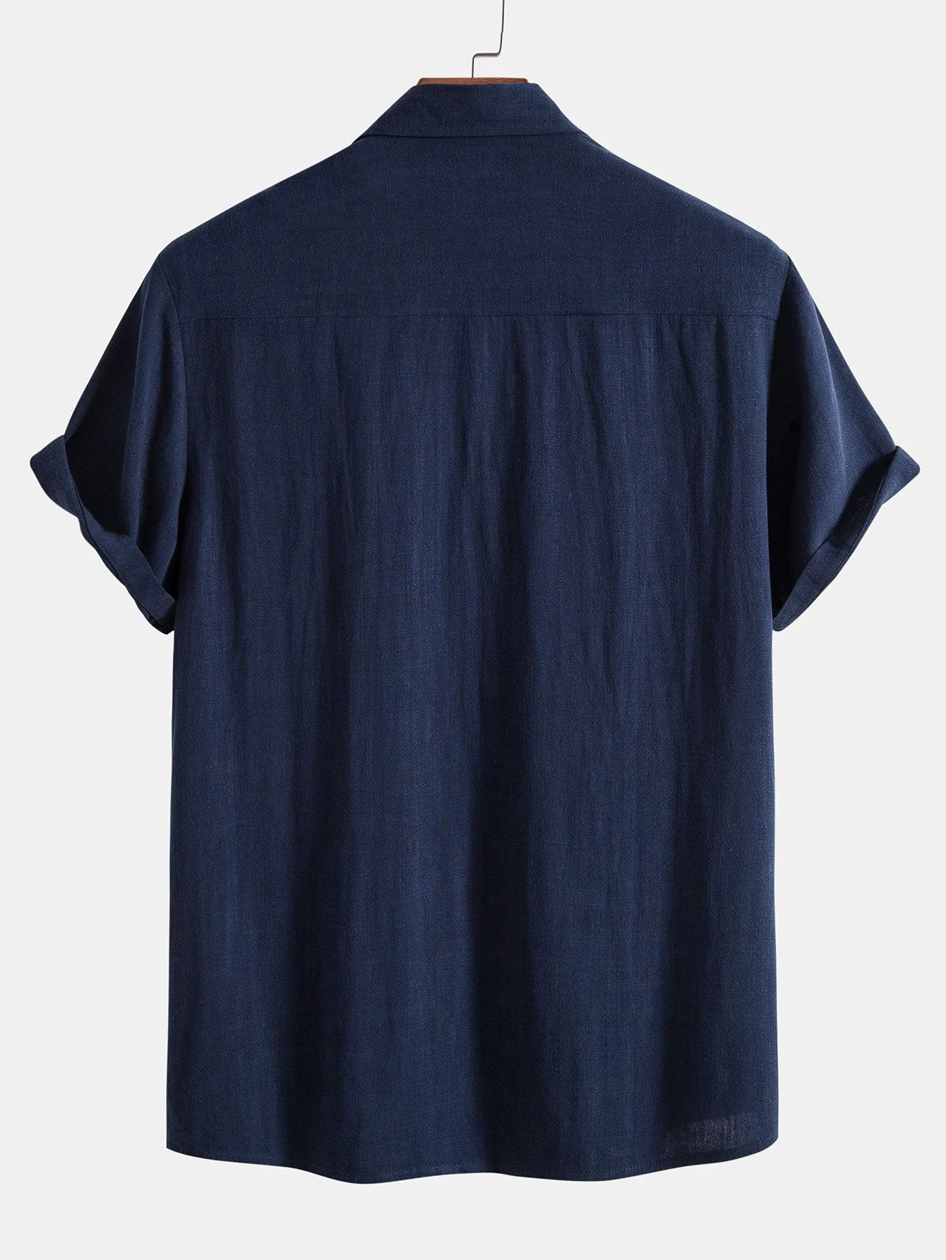 Button-Up Hemd und gerade geschnittene Hose aus Leinen-Rayon-Mischung - Image 9