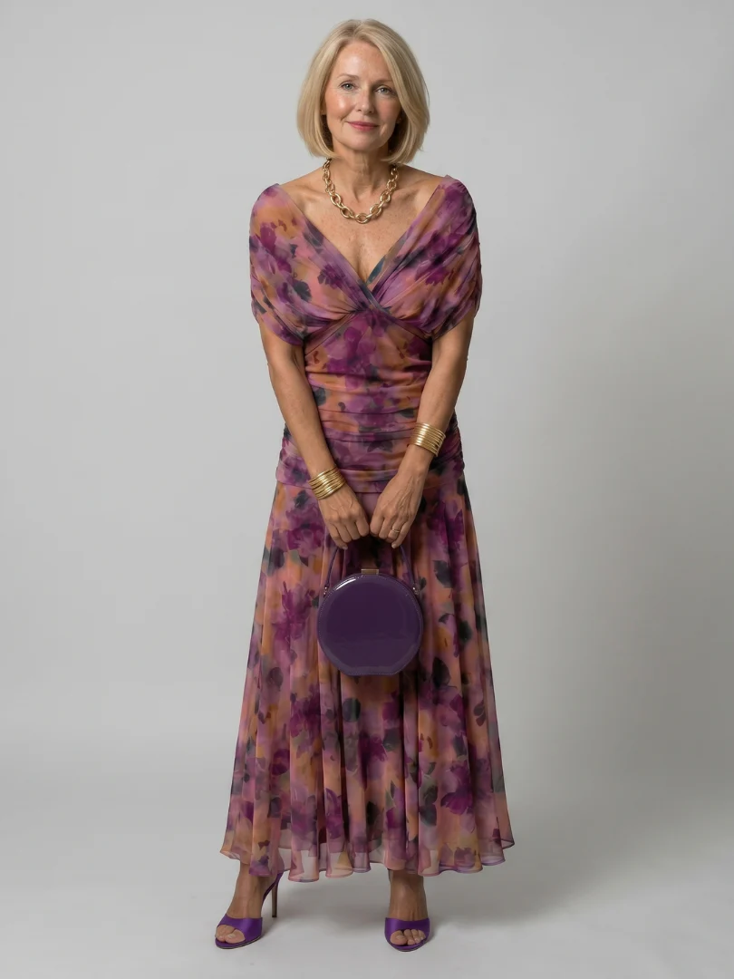 Calen | Off-Shoulder Midi-Kleid