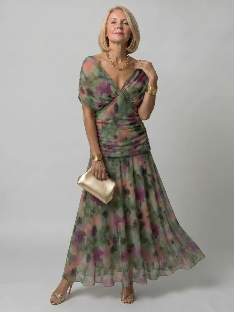 Calen | Off-Shoulder Midi-Kleid - Image 10