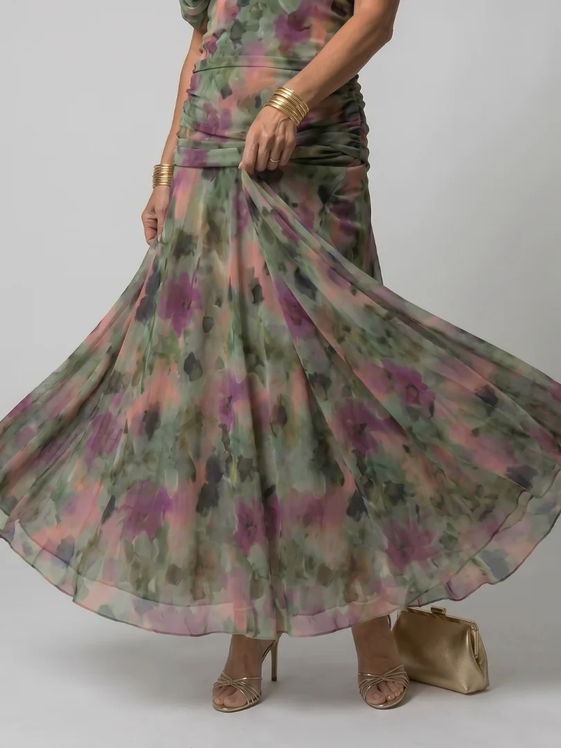 Calen | Off-Shoulder Midi-Kleid - Image 11