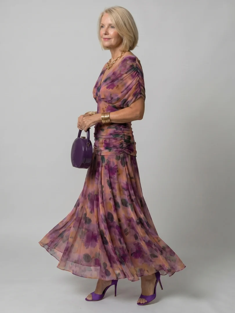 Calen | Off-Shoulder Midi-Kleid - Image 2