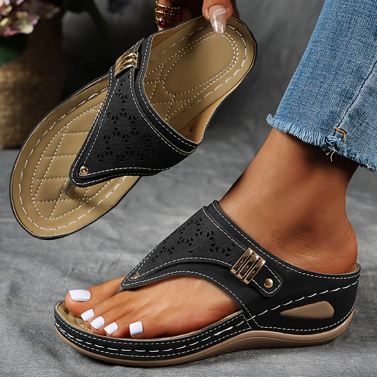 Callie™ – Stilvolle Orthopädische Sandalen - Image 9