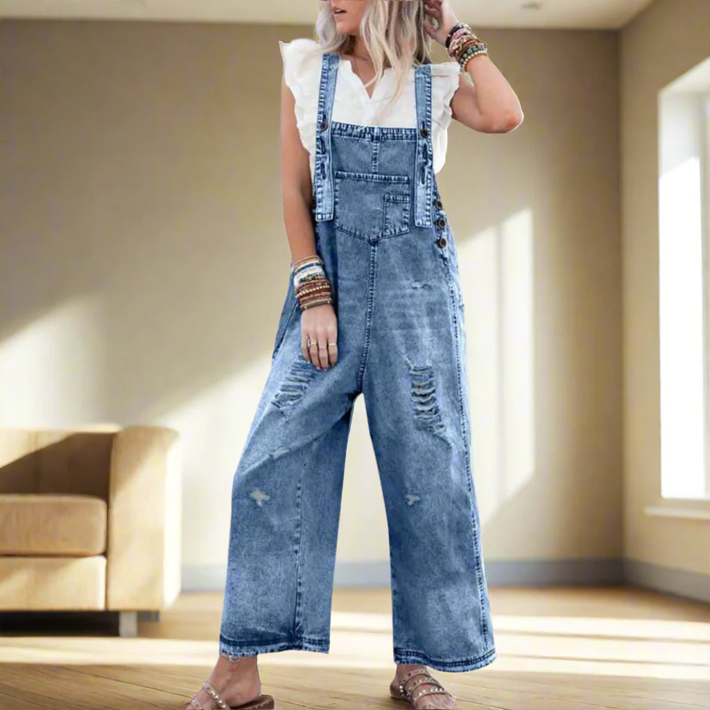 CARMELITA™ Verstellbarer Jumpsuit | Vintage Look Damen Outfit - Image 5