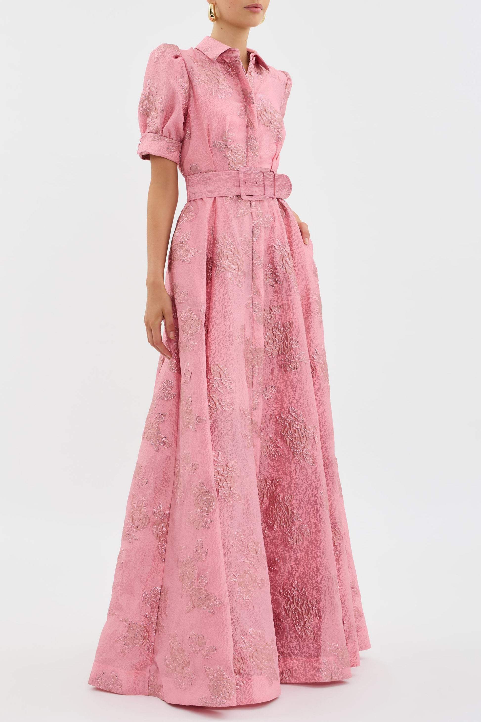 Celina | Kleid mit kurzen Puffärmeln - Image 3