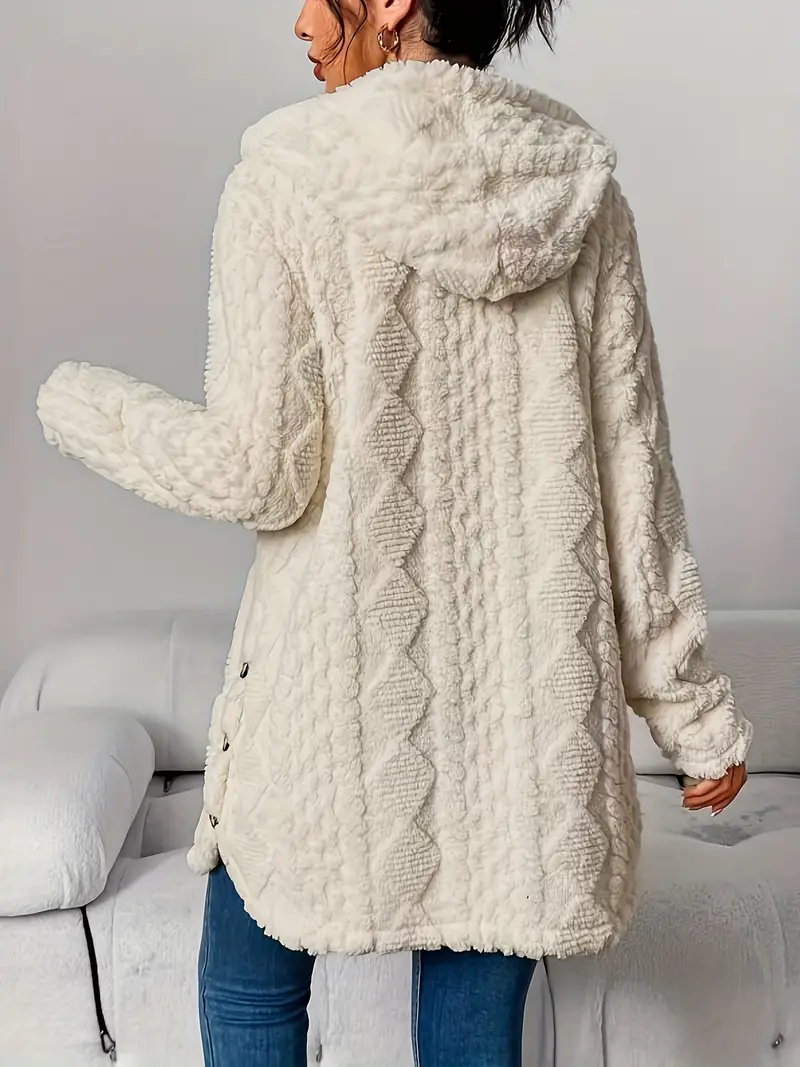 Chloe™ - Plüsch-Hoodie-Cardigan - Image 3